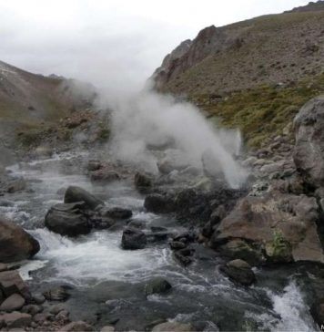 Termas de Domuyo, en Neuquén.