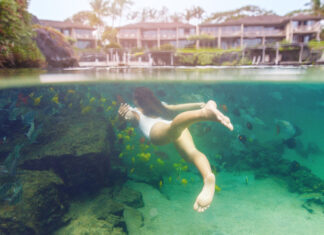 Four Seasons Resort Hualālai tiene un acuario apto para nadar de 1.8 millones de galones