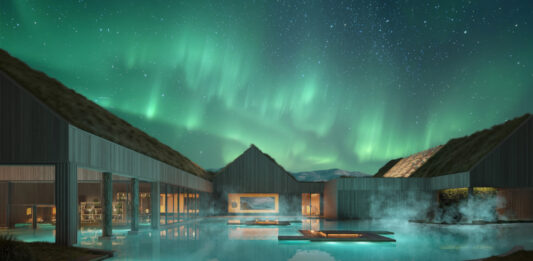 Las aguas termales de Reikjaböð abren en Islandia