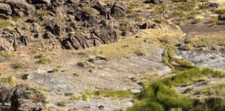 Puntos termales en la provincia de Neuquen