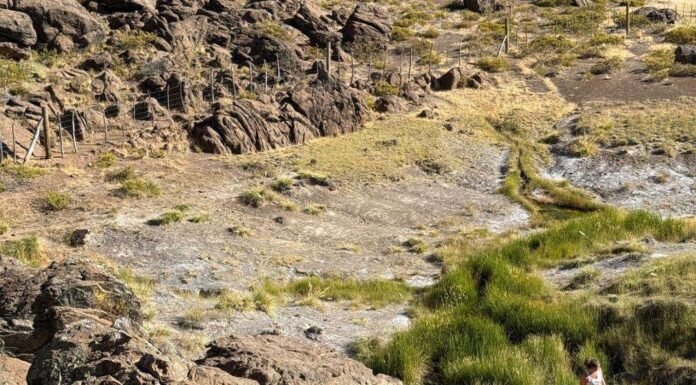 Puntos termales en la provincia de Neuquen